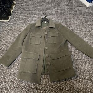Eva Mendes for New York & Company Olive Pea Coat